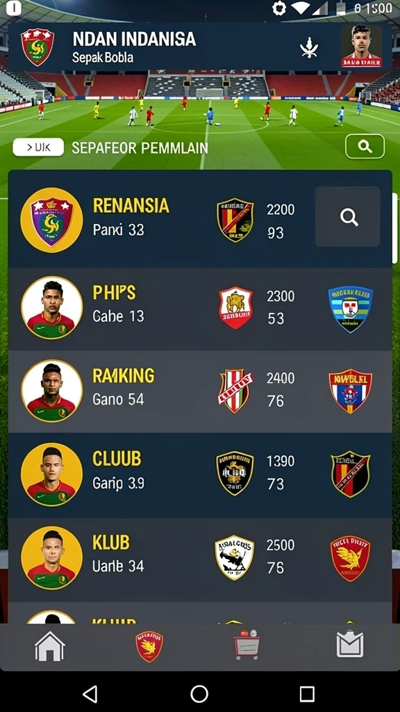 jos77 - Tampilan antarmuka yang sederhana dan menarik.