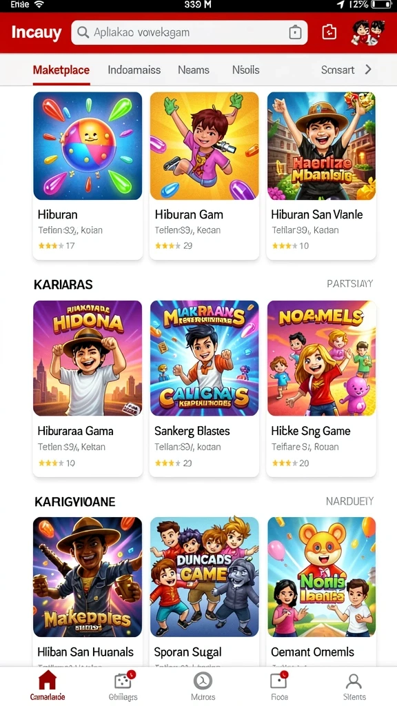 naga1001 - Karakter yang beragam dengan skill unik.