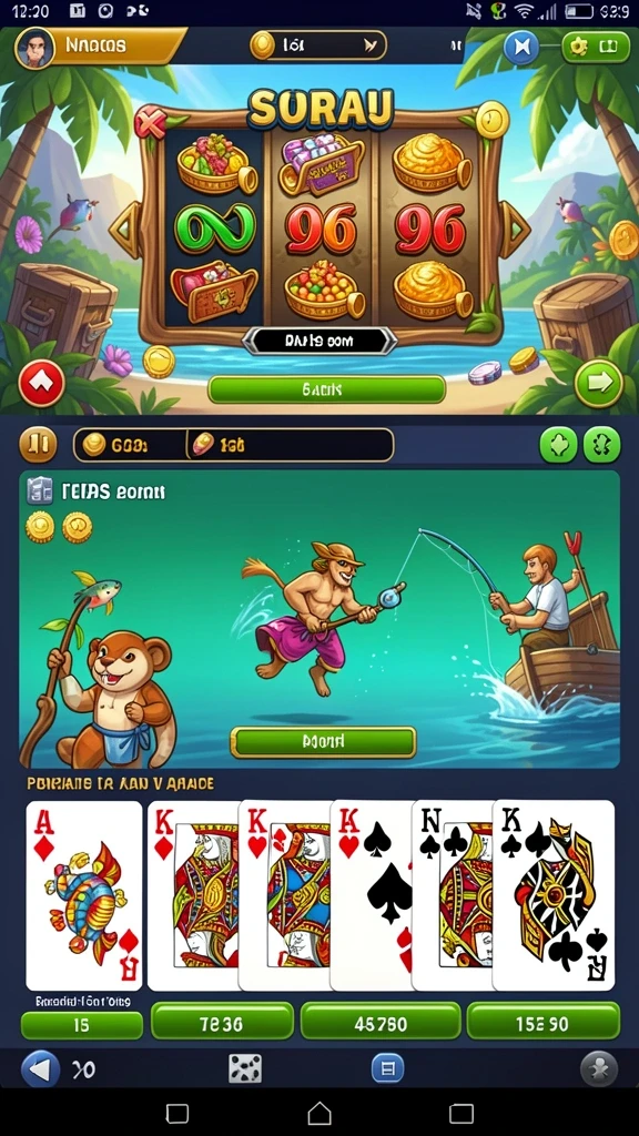 spingila - Menu karakter dengan opsi kostumisasi lengkap.