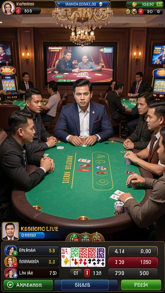 superwin777 - Tampilan antarmuka utama yang menarik dan intuitif.